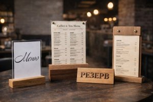 Деревянные менюхолдеры: функциональность, эстетика и роль натуральных материалов в ресторанной среде