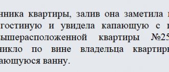 Акт осмотра квартиры. Часть 1