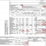 Water drainage column in the receipt: definition and calculation
