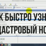 How to find out the cadastral number on the Rosreestr website