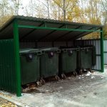 Area for garbage containers