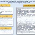 Порядок перерасчета при временном отсутствии граждан