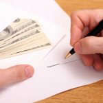 Роспись за получение денег