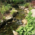 Участок с ручьем