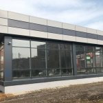 Установка торгового павильона