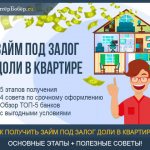 Займ под залог доли в квартире