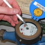 Замена водосчетчиков мастером